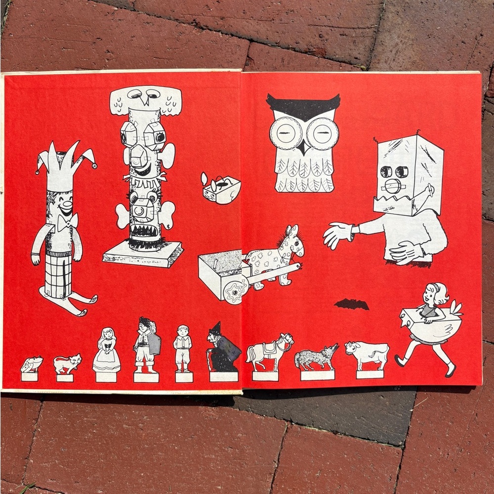 1966 Cardboard Carpentry Kids Children’s DIY Projects Animals Summer Vacation - Picture 2 of 9